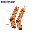 thumbnail image 5 of Fotbe Hippie Flower print Women's Men's Novelty Crew Socks Cotton Socks Knee High Socks for Walking,Running,Nurses,Pregnancy, 5 of 9