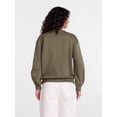 thumbnail image 4 of Scenario Women's and Women's Plus Crewneck Sweatshirt, Sizes XS-4X, 4 of 6