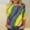 Green#mardi gras outfits for ladies, variant on Mardi Gras Shirts for Women 2025 Carnival Color Block Sequin Print T Shirts Festivel Casual 3/4 Sleeves Tops Crewneck Graphic Tee Shirt Blouses Multicolor,XXL