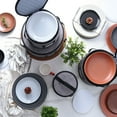 thumbnail image 7 of Hearth & Harbor Gray China Plate Storage, Dinnerware Storage Container Set, Securely Padded (4pc), 7 of 7