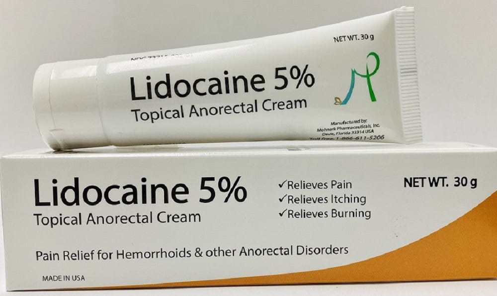 Lidocaine 5 Topical Anorectal Anesthetic Pain Relief Cream