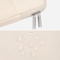 thumbnail image 4 of Funda acolchada para portátil MOSISO de 13,6 pulgadas, color beige, 4 of 7