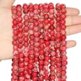 thumbnail image 5 of Cuentas de piedra natural genuina, lava, ojo de tigre, sedimento, jaspe, cuentas redondas sueltas para hacer joyas, pulseras, collares, 4, 6, 8 y 10 mm, 5 of 5