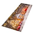 thumbnail image 2 of simhoa Christmas Door Mat Non-Slip Cozy Easy Care Flange Decor Machine Washable Rug for 3 40x120cm, 2 of 8