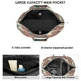 thumbnail image 4 of Chic Paisley Pattern Weekender Vintage Boho Travel Duffel with Artistic Floral Pattern, Ethnic Mala Inspired Design, 4 of 5