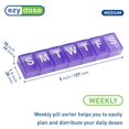 thumbnail image 3 of Ezy Dose 7 Day Pill Organizer 67005 6 per Pack, 3 of 3