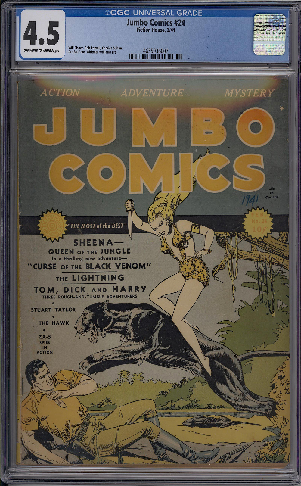 Cover of Jumbo Comics #24