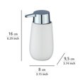 thumbnail image 5 of Dispensador de jabón, botella de desinfectante para manos y gel de ducha en la botella inferior (1 pieza, blanco mate, cabezal de prensa de oro rosa) Sailing Electrónica, 5 of 5