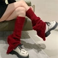 thumbnail image 4 of Leg Warmers Y2K Kawaii Ripped Leg Warmers for Girl Women Cute Knitted Socks Y2K Harajuku Goth Accessories, 4 of 5