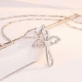 thumbnail image 2 of Collar Plata Ley 925 Dije Proteccion Amor Angel Cadena Mujer Xtellar plateado, 2 of 4