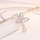 thumbnail image 2 of Collar Plata Ley 925 Dije Proteccion Amor Angel Cadena Mujer Xtellar plateado, 2 of 4