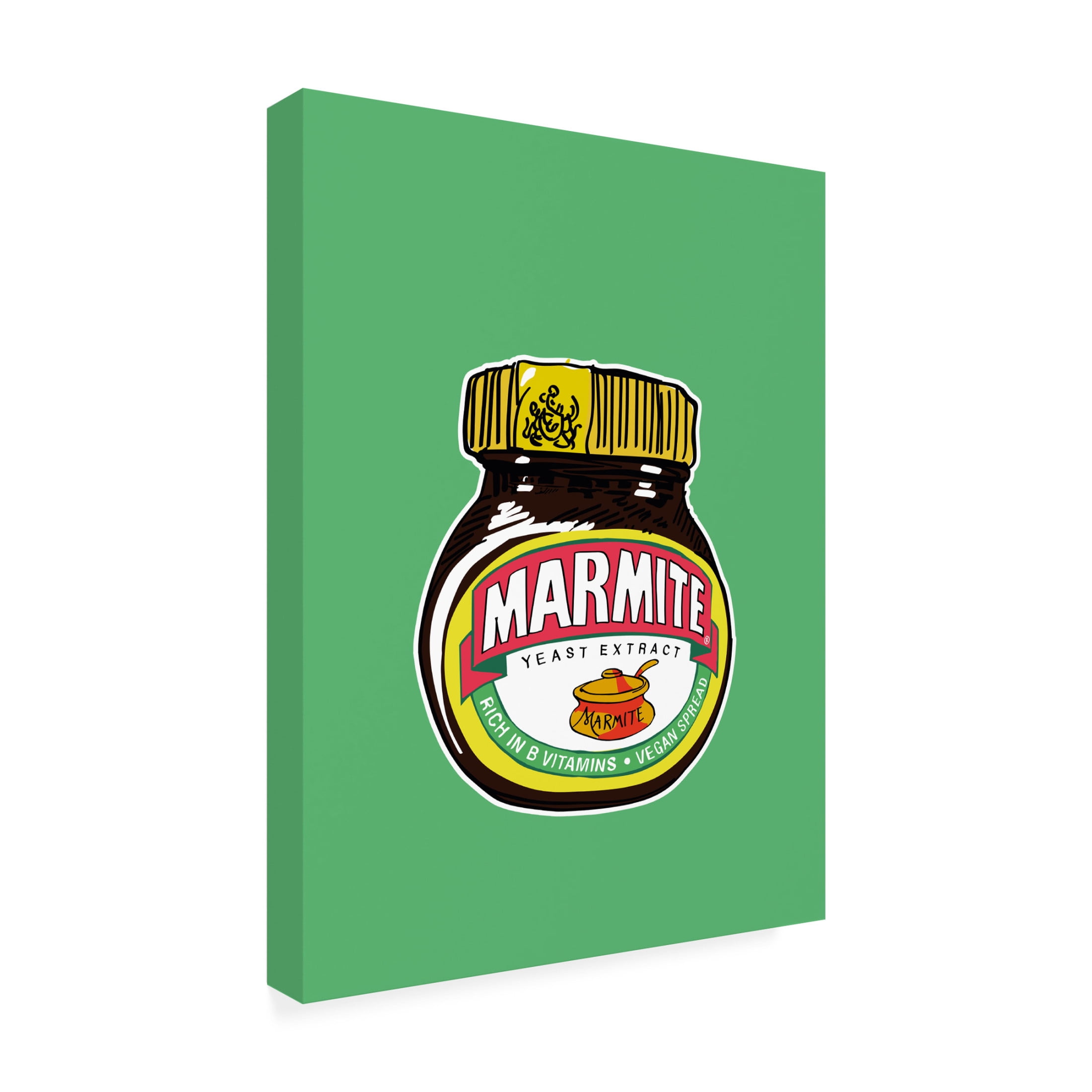 Trademark Fine Art Jon Downer  Marmite Standard Wall Art Canvas Wall Art