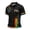 Black, variant on Men's 250 Anniversary USA LGBTQ Pride Collared Shirt, We The People Means Everyone Rainbow Star Print Short Sleeve Casual Tops