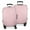 Pink And White, variant on Black Beige Chevron Pattern Luggage Cover Fashion Suitcase Cover Baggage Covers Fit 25-28 Inch Luggage (Go Travel)