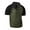 Army Green, variant on Musuos Men Summer Corduroy T-Shirt Contrast Color 1/3 Button Short Sleeve Tops Casual Pullover