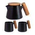 thumbnail image 1 of Juego de teteras ChefWave Artisan Series de cerámica con 2 tazas de 20 oz, 1 of 7
