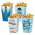 thumbnail image 6 of 4 Pieces Father’s Day Popcorn Box, Clearance, Party Favor Snack Treat Boxes Candy Cookie Container Decorations Gifts for Kids Adults Supplies, 6 of 8