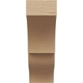 thumbnail image 2 of 7"W x 14"D x 21"H Classic Asheboro Rough Cedar Woodgrain TimberThane Corbel, Primed Tan, 2 of 6