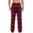 thumbnail image 5 of WAENQINLA Winter Casual Sleep Pajamas for Christmas Plaid Elastic Waisted Baggy Pants with Pockets Red S, 5 of 6