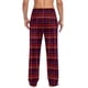 thumbnail image 5 of Pantalones de pijama largos para hombre, informales, con estampado a cuadros, holgados, deportivos, elásticos, rectos, vintage, con bolsillos, 5 of 6