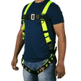 thumbnail image 3 of JORESTECH Safety Full Body Harness with 6 Foot Safety Lanyard Fall Protection (With Shock Absorbing), HARN-02-LY-05, 3 of 10