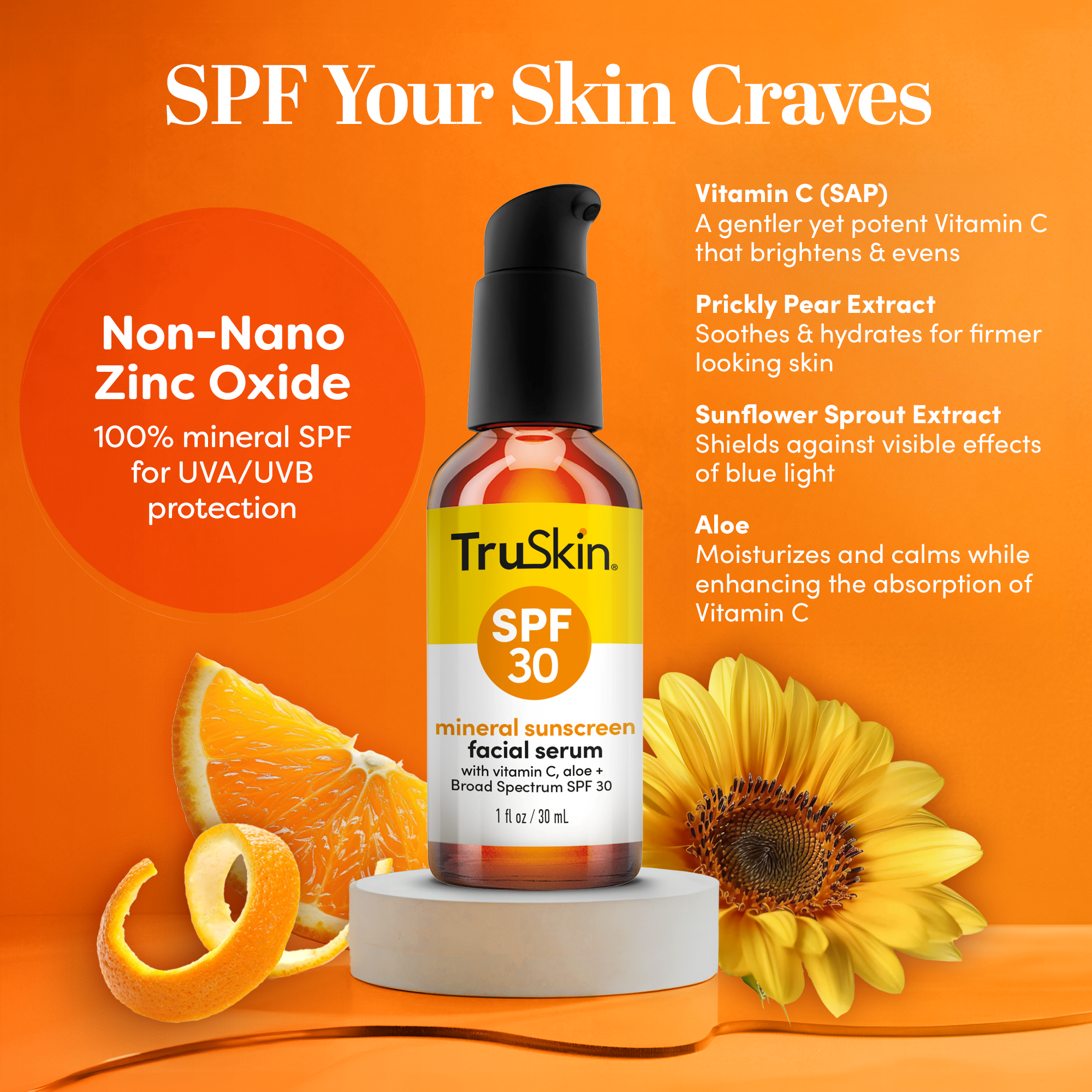 TruSkin Sunscreen Serum SPF 30, 1 fl oz photo 8