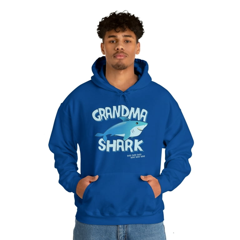 Grandma shark hoodie clearance