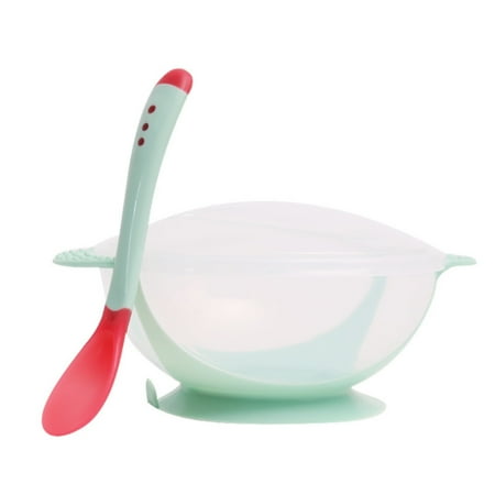 

WinysinBaby Children Training Feeding Dinner Bowl Spoon Tableware Set With Suction Cup