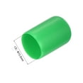 thumbnail image 3 of Uxcell Screw Thread Protectors End Caps Vinyl 50 Pcs 13.5mm Dark Green, 3 of 4