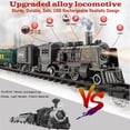 thumbnail image 2 of Electric Train Set BUBUQE Christmas w/ Lights & Sounds Kids, 2 of 8