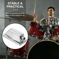 thumbnail image 3 of BESTYASH 5Set Drum Accessories Percussion Instrument Metal Silver for Professional Drummers Performance, 3 of 5