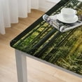 thumbnail image 5 of Acheng Sunbeam Trees Forest Square Fitted Table Cloths 100% Polyester Fiber 52*52, 5 of 8