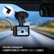 thumbnail image 5 of Dash Cámara, Cámara Dash Delantera y Trasera, Ecomoment Cámara Mini para Auto 2560P, Pantalla IPS de 2 Pulgadas, Visión Nocturna WDR, Sensor G, Tarjeta de 32GB, Compatible con 256GB Máx., Negro, 5 of 13