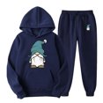 thumbnail image 1 of TIMIFIS Survêtement pour Hommes 2 Pcs à Capuche Ensemble de Sport Décontracté pour Course Jogging - Automne, 1 of 8