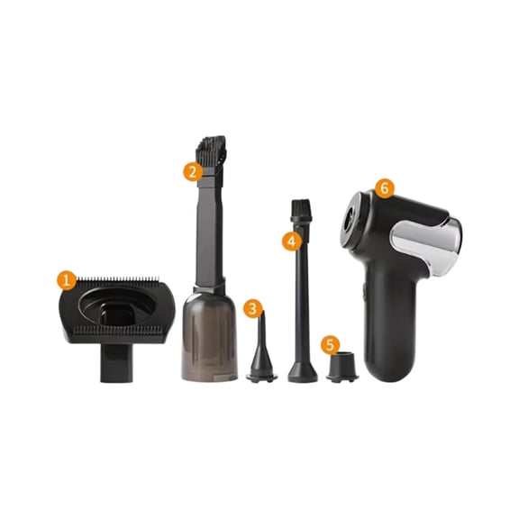 4 In 1 Cordless Vacuum Cleaner,Portable Rechargeable Mini Vacuum Cleaner Cordless,Car Vacuum Cleaner,Pet Vacuum Cleaner,Adjustable Handheld Vacuum Cordless for Home Office-Black