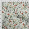 thumbnail image 3 of Soimoi Floral Vintage Printed Poly Canvas Fabric Decor Sewing Fabric By The Yard 56 Inch WideDecorative Fabric For Curtains Tote bags White, 3 of 5