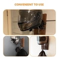 thumbnail image 4 of LOVEVER Headset Stand Motorcycle Helmets Motorcycle Helmet Holder Helmet Display Rack Wall Mount Helmet Holder Motorcycle Helmet Rack Storage Helmet Wood, 4 of 6
