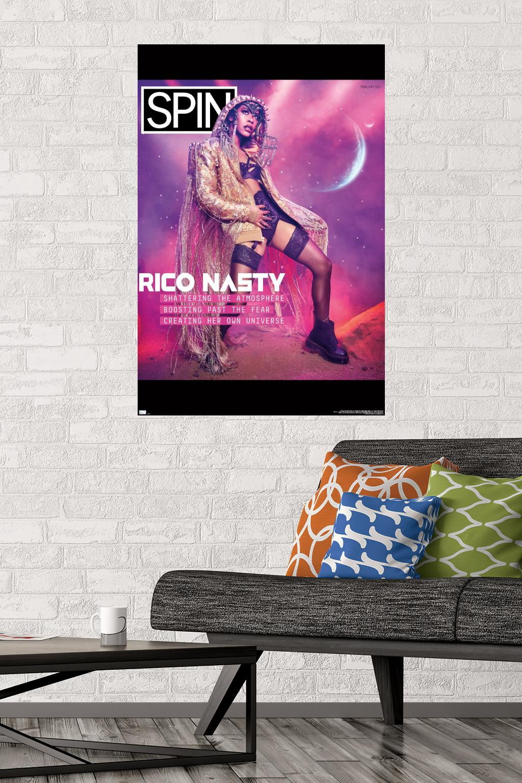 SPIN Magazine - Rico Nasty 21 Wall Poster, 22.375" x 34"