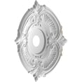 thumbnail image 4 of Ekena Millwork 22"OD x 3 1/2"ID x 1"P Attica Thermoformed PVC Ceiling Medallion (Fits Canopies up to 7 3/4"), Universal Metallic Champagne Mist, 4 of 5
