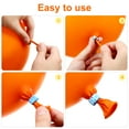 thumbnail image 2 of HERFIER 100pcs Colorful Balloon Clips for Wedding Birthday Party, 2 of 8
