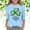 C-Light Blue352, variant on JIAYUE Kids Boys Girls Shirts St Patricks Day Tops Cartoon Short Sleeve Crew Neck Pull-On Classic Fit T Shirt For Kids Breathable Seasonal Layered