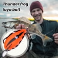 thumbnail image 4 of Pebbuoy 4CM/5G Thunder Frog Lure Realistic Good Detail Reusable Sharp Hook Anti-escape Simulation Lure Soft Bait Black Fish Bait Fishing Gear, 4 of 7