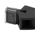 thumbnail image 3 of Sifflet de basket-ball en plastique avec son clair et cordon et clip pour doigt, noir, 3 of 4