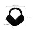 thumbnail image 2 of LOLIPPYY 2-Pack Soft Plush Earmuffs for Women, Warm Winter Ear Muffs, Cozy Cold Weather Accessories, 2 of 7