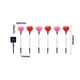 thumbnail image 3 of Decoraciones para San Valentín, adornos para San Valentín, regalos para San Valentín, luces solares LED para San Valentín, elementos de forma clásica para San Valentín, decoración navideña para jardín, 3 of 5