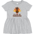thumbnail image 3 of Inktastic My 1st Thanksgiving Turkey Girls Baby Dress, 3 of 5