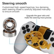 Yammee Mini Steering Wheel for Controller Racing Game Steering Wheel Controller Racing Gaming Accessories