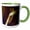 Green/White, variant on 3drose, Australia, Port Augusta, Smokestack, Coal-fired, Energy-au01 Pso0071 - Paul Souders, 11oz Two-tone Blue Mug