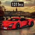 thumbnail image 3 of Kit Art Craft Mould King Coche Deportivo Rojo a Escala 1:12 – 1311 piezas, 3 of 4