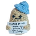 thumbnail image 2 of Papa Ganchillo Con Tarjeta Positiva Regalos Anímate para Amigos (Pareja P), 2 of 2